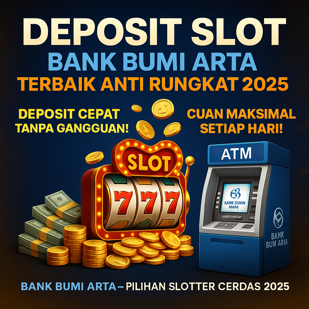 DEPOSIT SLOT Bank Bumi Arta TERBAIK ANTI RUNGKAT 2025